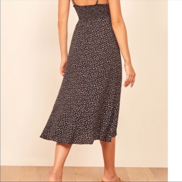 NWT Reformation Dove vneck sundress Confetti - Picture 5 of 8